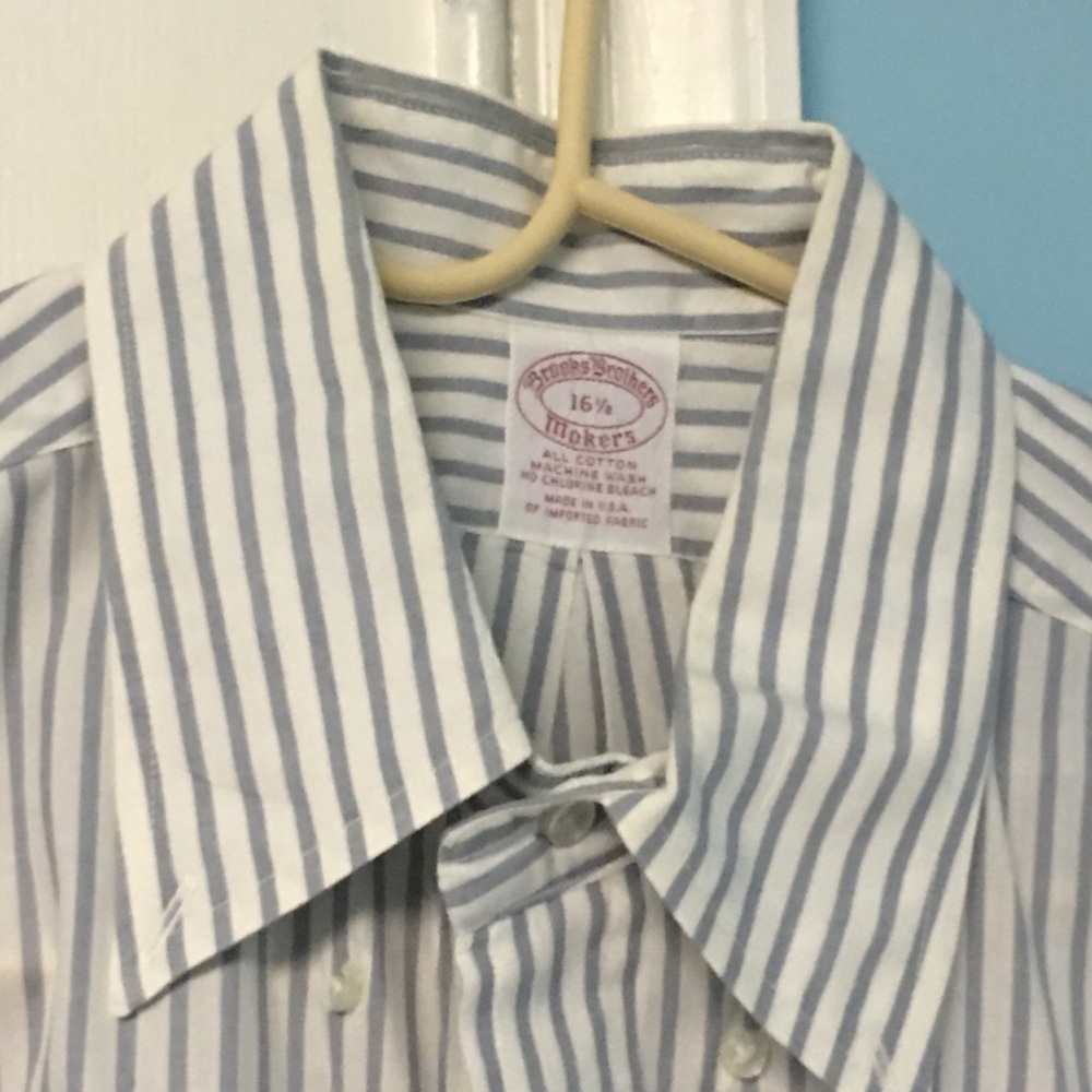Brooks Brothers men's dress shirt size 17/ 32/33XL - Picture 6 of 8